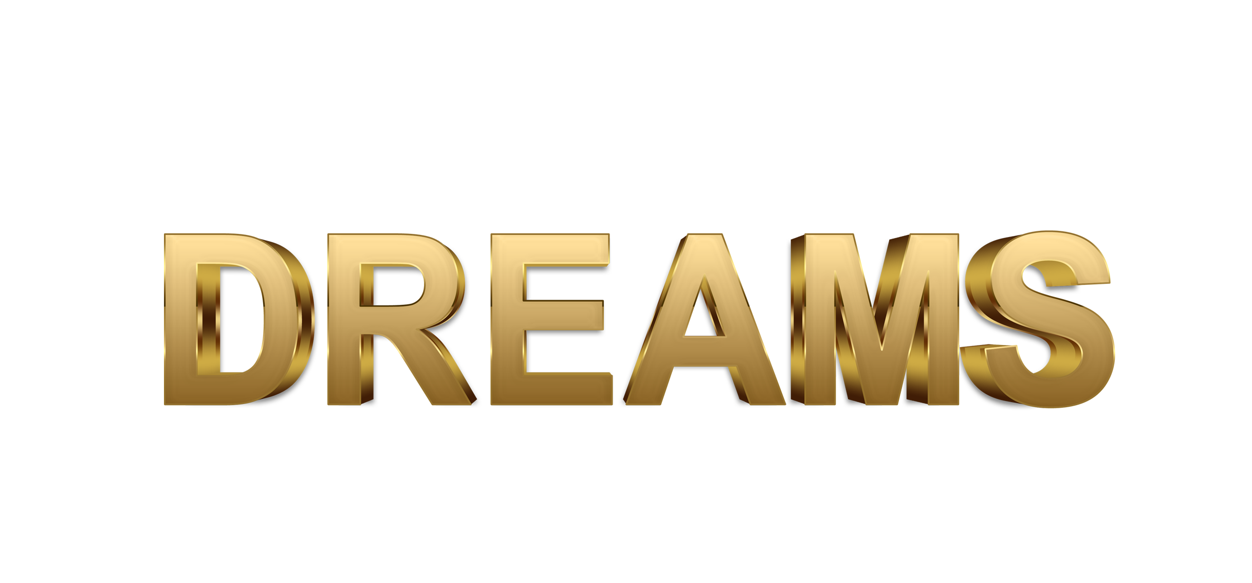 Dreams word png, Dreams png, word Dreams gold text typography PNG images Dreams png transparent background